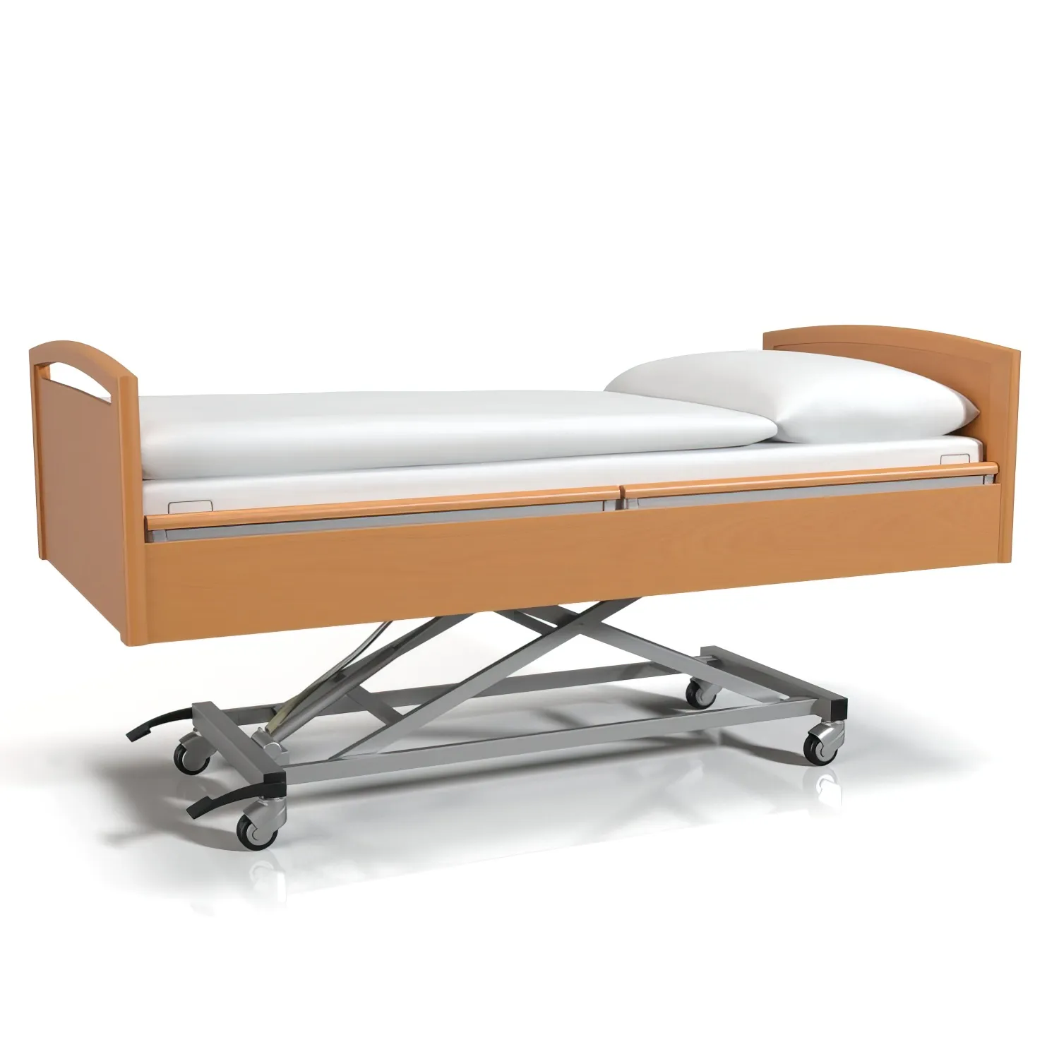 Homecare janley Hospital Bed PBR 3D Model_01